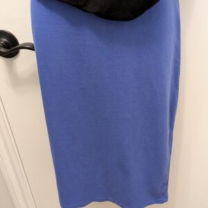 Heart Hips Blue Midi Pencil Skirt for Work